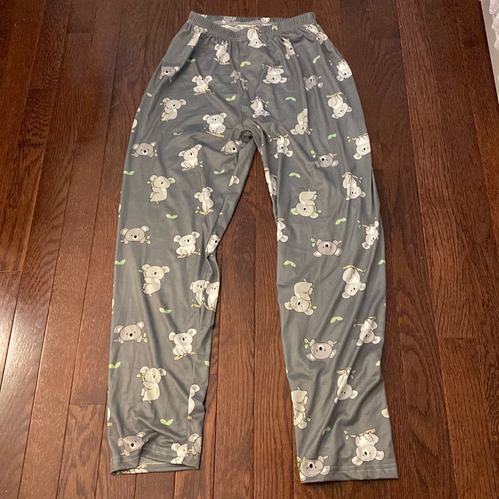 Koala print pajama pants